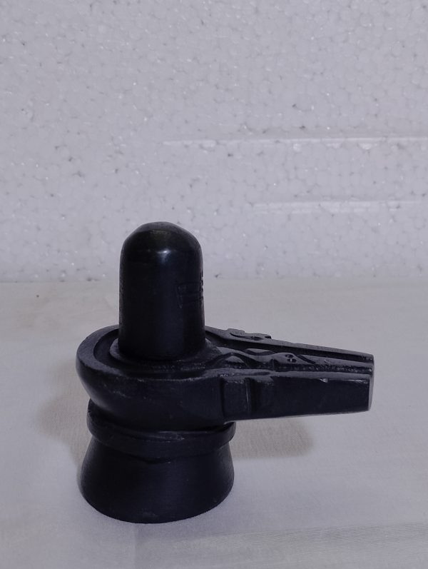 Shiv lingam | शिवलिंग | Black Stone Shiv ling (9cm)
